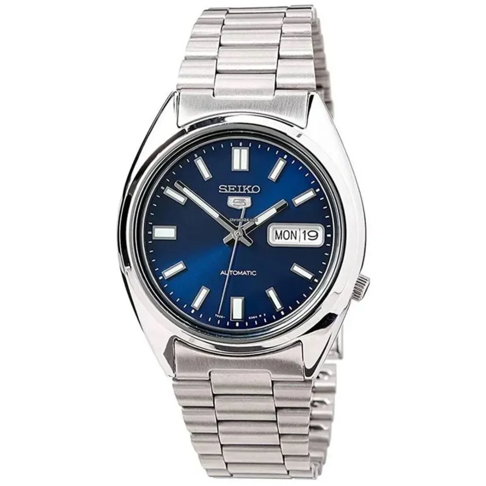 Seiko Men's Seiko 5 Blue Dial Watch - SNXS77K1 - Picture 1 of 1
